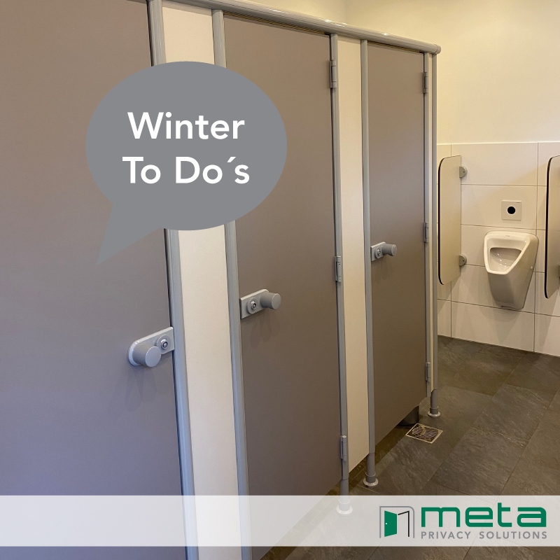 Winter To Do´s: ❄️☃️ The sanitary rooms – Go for it! ❗️🏕️